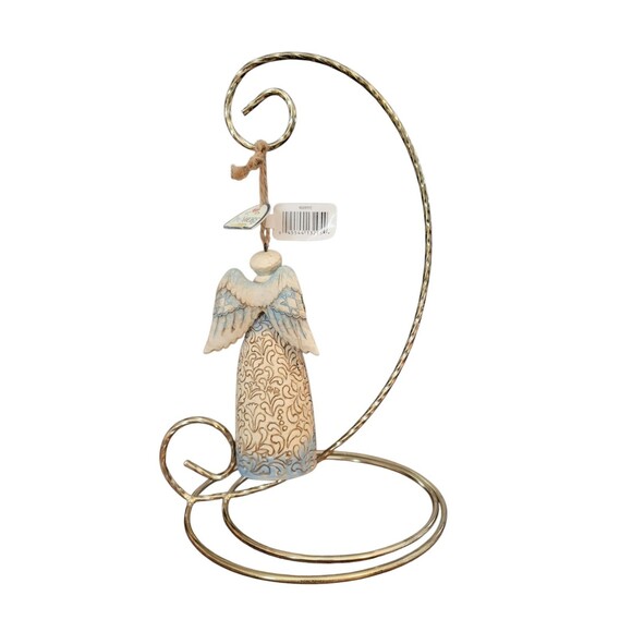 Jim Shore 2007 Christmas Nativity Hanging Ornament Winter Angel With Hanger - Picture 5 of 8